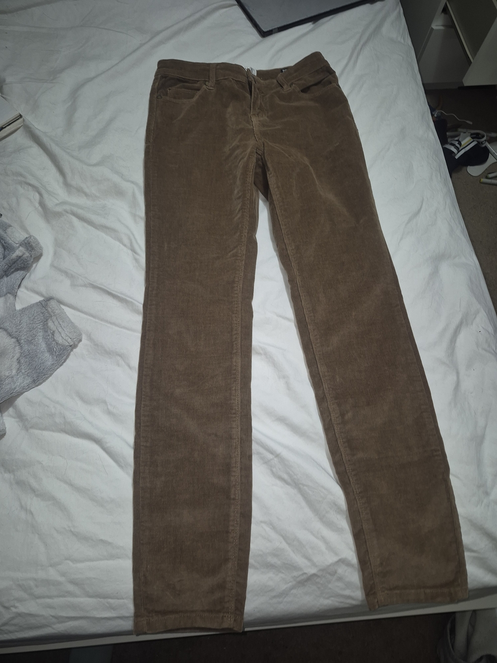 Buffalo David Bitton Brown Corduroy Straight-Leg Pants